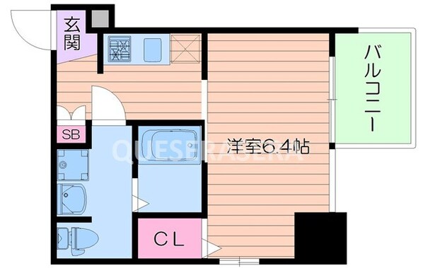 アドバンス上町台プレジールの物件間取画像